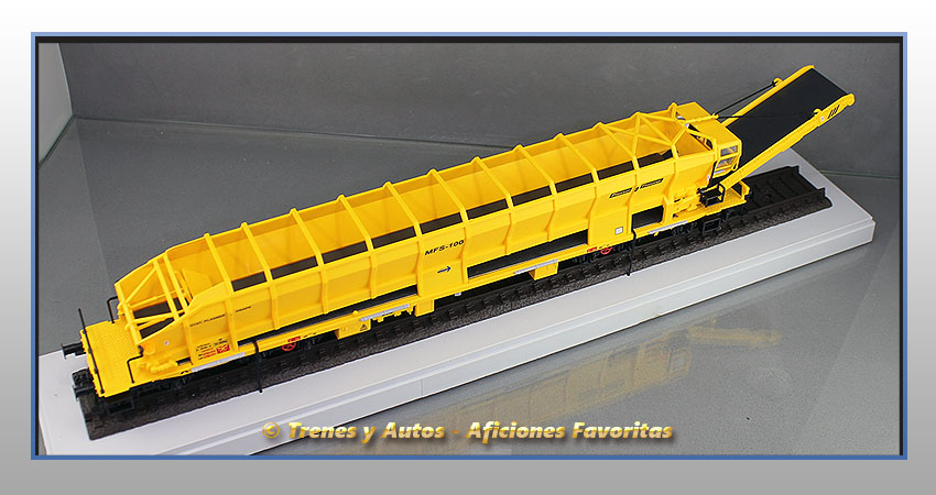 Vagón de transporte y unidad de silo MFS 100 - Plasser & Theurer